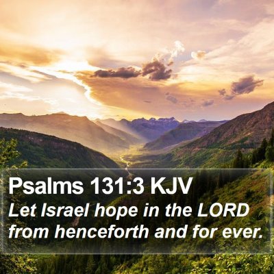 Psalms 131:3 KJV Bible Verse Image