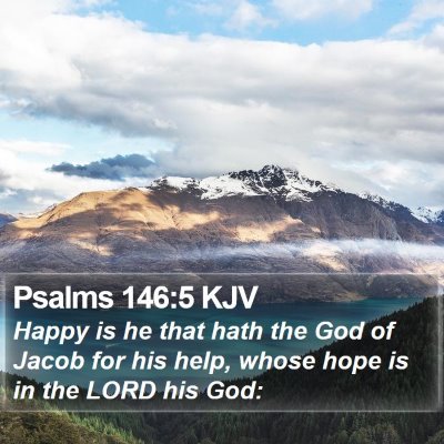 Psalms 146:5 KJV Bible Verse Image