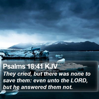 Psalms 18:41 KJV Bible Verse Image