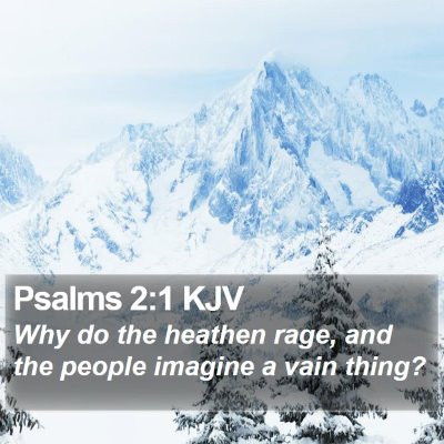 Psalms 2:1 KJV Bible Verse Image