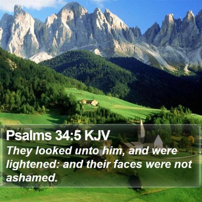 Psalms 34:5 KJV Bible Verse Image