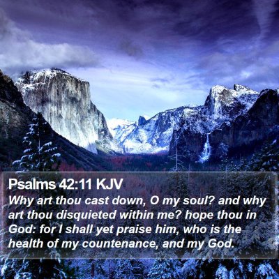 Psalms 42:11 KJV Bible Verse Image