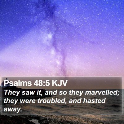 Psalms 48:5 KJV Bible Verse Image