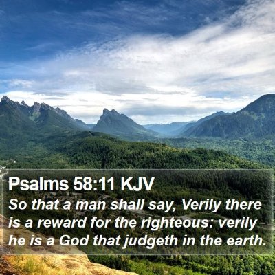 Psalms 58:11 KJV Bible Verse Image