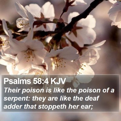 Psalms 58:4 KJV Bible Verse Image