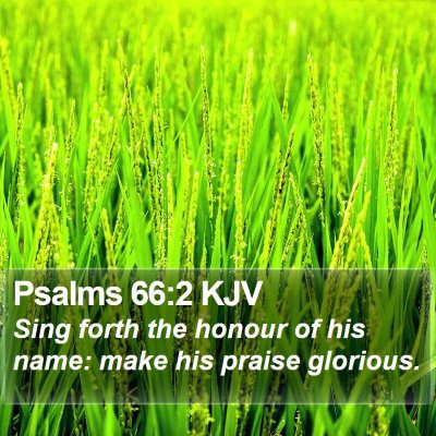 Psalms 66:2 KJV Bible Verse Image