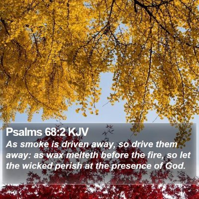 Psalms 68:2 KJV Bible Verse Image