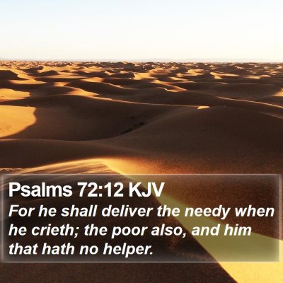 Psalms 72:12 KJV Bible Verse Image