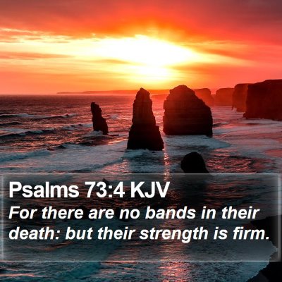 Psalms 73:4 KJV Bible Verse Image