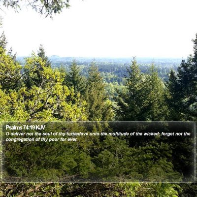 Psalms 74:19 KJV Bible Verse Image