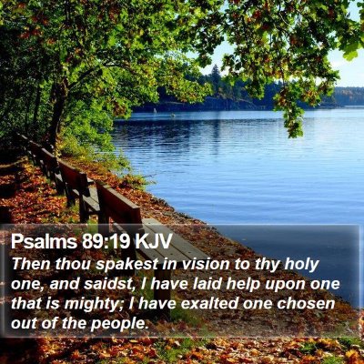 Psalms 89:19 KJV Bible Verse Image