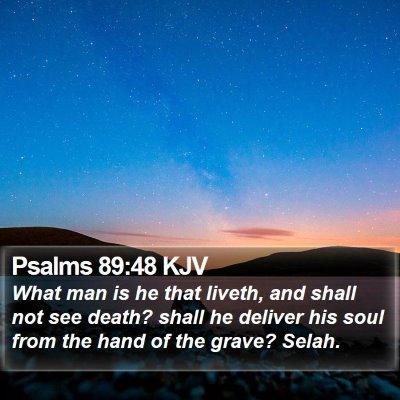 Psalms 89:48 KJV Bible Verse Image
