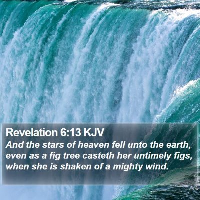 Revelation 6:13 KJV Bible Verse Image