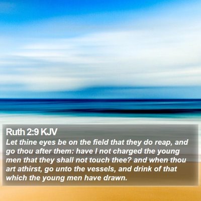 Ruth 2:9 KJV Bible Verse Image