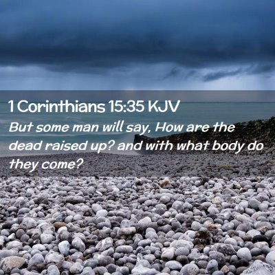 Picture 02 - 1 Corinthians 15:35 KJV - But some man will say, How are the dead raised - Bible Verse Picture