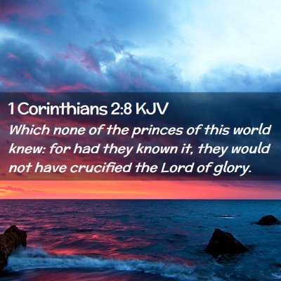 Picture 02 - 1 Corinthians 2:8 KJV - Which none of the princes of this world knew: for - Bible Verse Picture