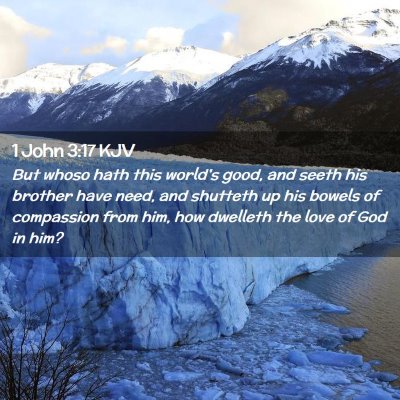 Picture 02 - 1 John 3:17 KJV - But whoso hath this world's good, and seeth his - Bible Verse Picture