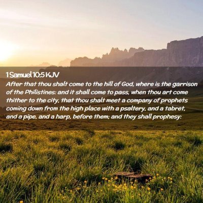 Picture 02 - 1 Samuel 10:5 KJV - After that thou shalt come to the hill of God, - Bible Verse Picture
