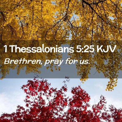 Picture 02 - 1 Thessalonians 5:25 KJV - Brethren, pray for - Bible Verse Picture