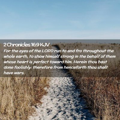 Picture 02 - 2 Chronicles 16:9 KJV - For the eyes of the LORD run to and fro - Bible Verse Picture