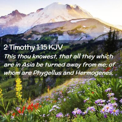 Picture 02 - 2 Timothy 1:15 KJV - This thou knowest, that all they which are in - Bible Verse Picture