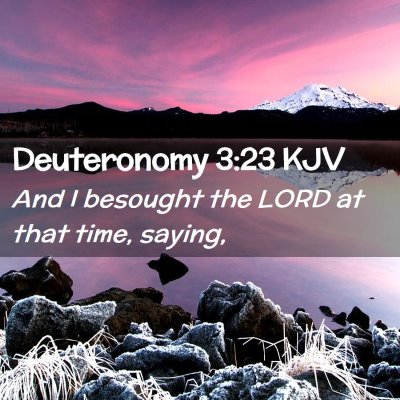 Picture 02 - Deuteronomy 3:23 KJV - And I besought the LORD at that time, - Bible Verse Picture