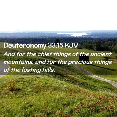 Picture 02 - Deuteronomy 33:15 KJV - And for the chief things of the ancient - Bible Verse Picture