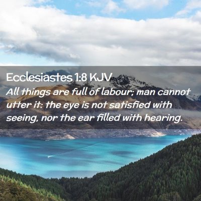 Picture 02 - Ecclesiastes 1:8 KJV - All things are full of labour; man cannot utter - Bible Verse Picture