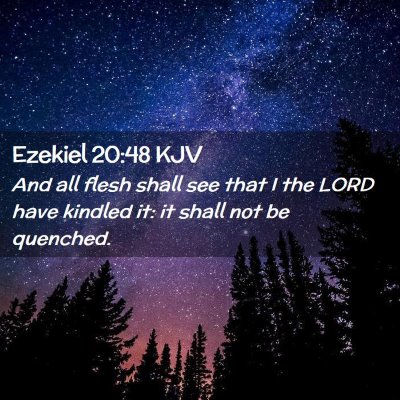 Picture 02 - Ezekiel 20:48 KJV - And all flesh shall see that I the LORD have - Bible Verse Picture