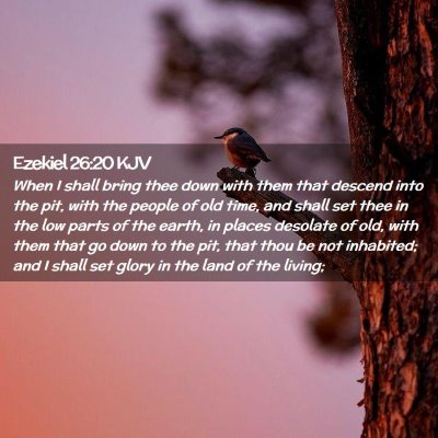 Picture 02 - Ezekiel 26:20 KJV - When I shall bring thee down with them that - Bible Verse Picture