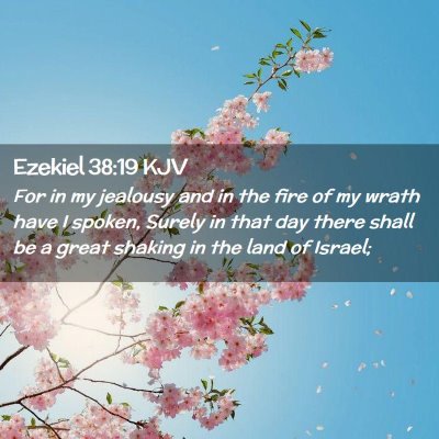 Picture 02 - Ezekiel 38:19 KJV - For in my jealousy and in the fire of my wrath - Bible Verse Picture