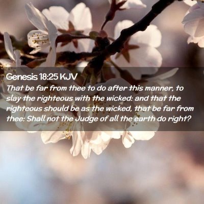 Picture 02 - Genesis 18:25 KJV - That be far from thee to do after this manner, to - Bible Verse Picture