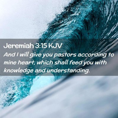 Picture 02 - Jeremiah 3:15 KJV - And I will give you pastors according to mine - Bible Verse Picture
