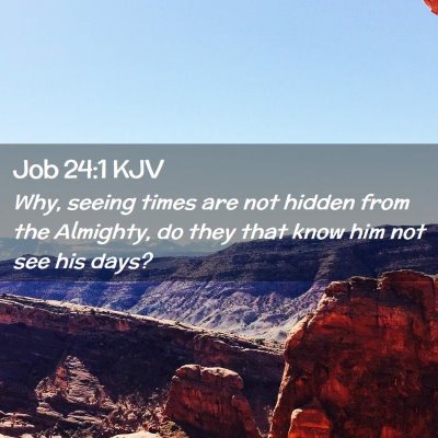 Picture 02 - Job 24:1 KJV - Why, seeing times are not hidden from the - Bible Verse Picture