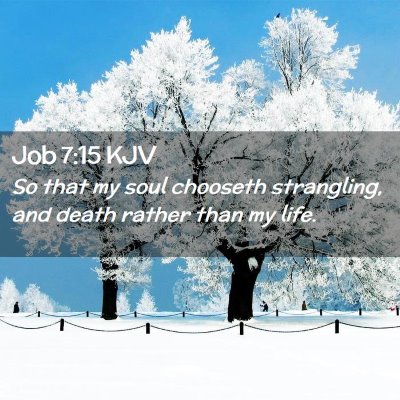Picture 02 - Job 7:15 KJV - So that my soul chooseth strangling, and death - Bible Verse Picture