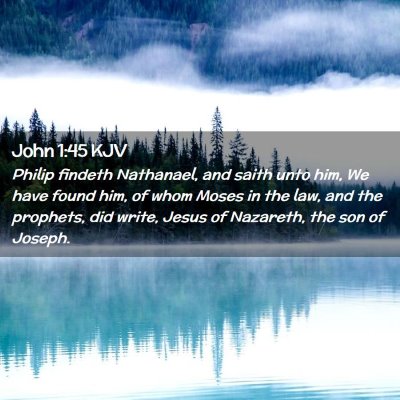 Picture 02 - John 1:45 KJV - Philip findeth Nathanael, and saith unto him, We - Bible Verse Picture