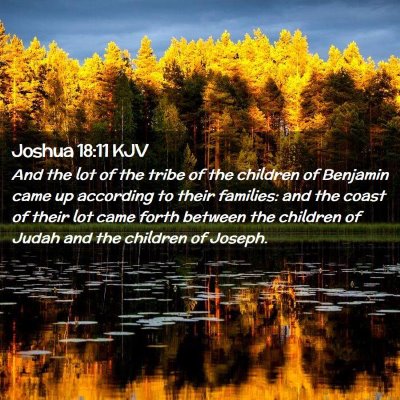 Picture 02 - Joshua 18:11 KJV - And the lot of the tribe of the children of - Bible Verse Picture