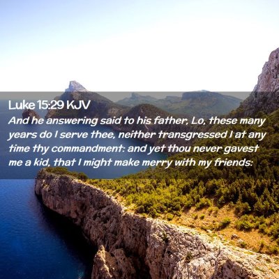 Picture 02 - Luke 15:29 KJV - And he answering said to his father, Lo, these - Bible Verse Picture