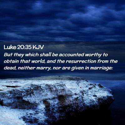 Picture 02 - Luke 20:35 KJV - But they which shall be accounted worthy to - Bible Verse Picture