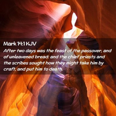 Picture 02 - Mark 14:1 KJV - After two days was the feast of the passover, and - Bible Verse Picture