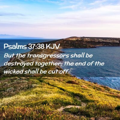 Picture 02 - Psalms 37:38 KJV - But the transgressors shall be destroyed - Bible Verse Picture