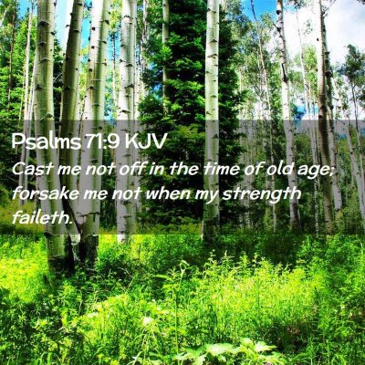 Picture 02 - Psalms 71:9 KJV - Cast me not off in the time of old age; forsake - Bible Verse Picture