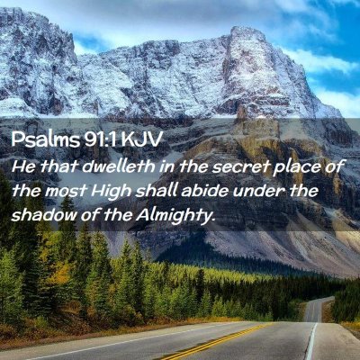 Picture 02 - Psalms 91:1 KJV - He that dwelleth in the secret place of the most - Bible Verse Picture
