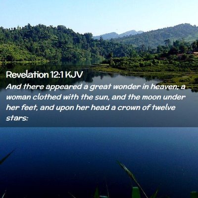Picture 02 - Revelation 12:1 KJV - And there appeared a great wonder in heaven; a - Bible Verse Picture
