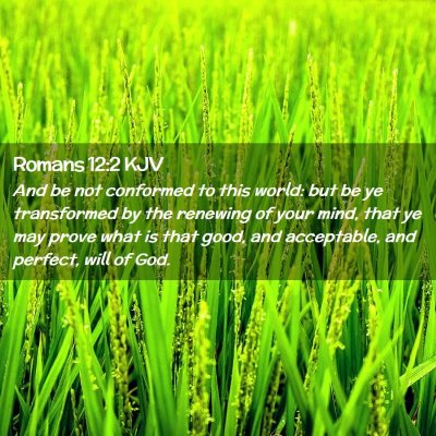 Picture 02 - Romans 12:2 KJV - And be not conformed to this world: but be ye - Bible Verse Picture