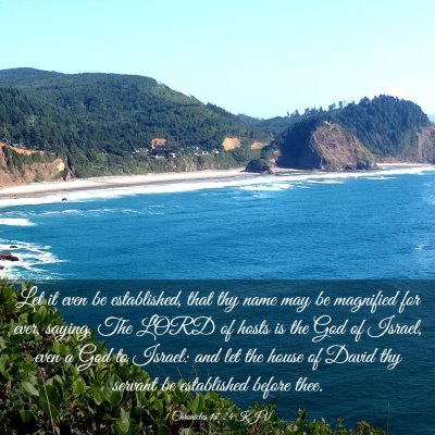 Picture 03 - 1 Chronicles 17:24 KJV - Let it even be established, that thy name may be - Bible Verse Picture