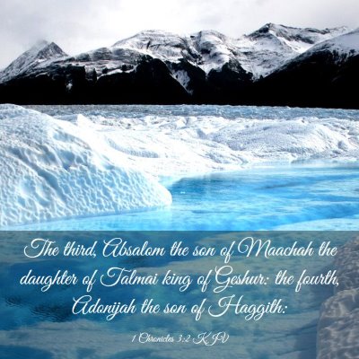 Picture 03 - 1 Chronicles 3:2 KJV - The third, Absalom the son of Maachah the - Bible Verse Picture