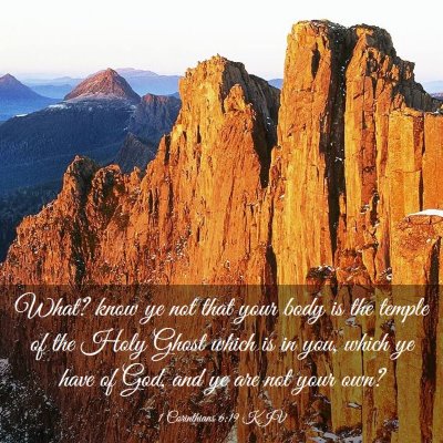 Picture 03 - 1 Corinthians 6:19 KJV - What? know ye not that your body is the temple of - Bible Verse Picture