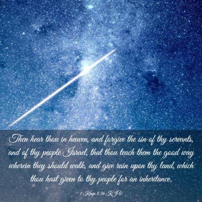 Picture 03 - 1 Kings 8:36 KJV - Then hear thou in heaven, and forgive the sin of - Bible Verse Picture