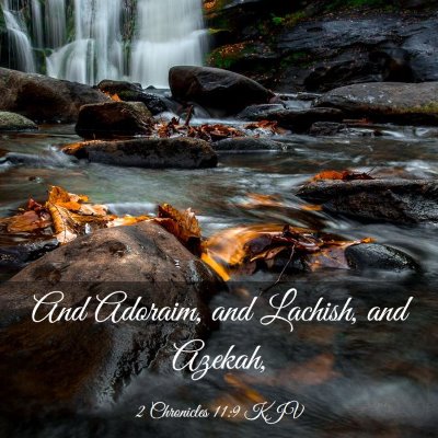 Picture 03 - 2 Chronicles 11:9 KJV - And Adoraim, and Lachish, and - Bible Verse Picture